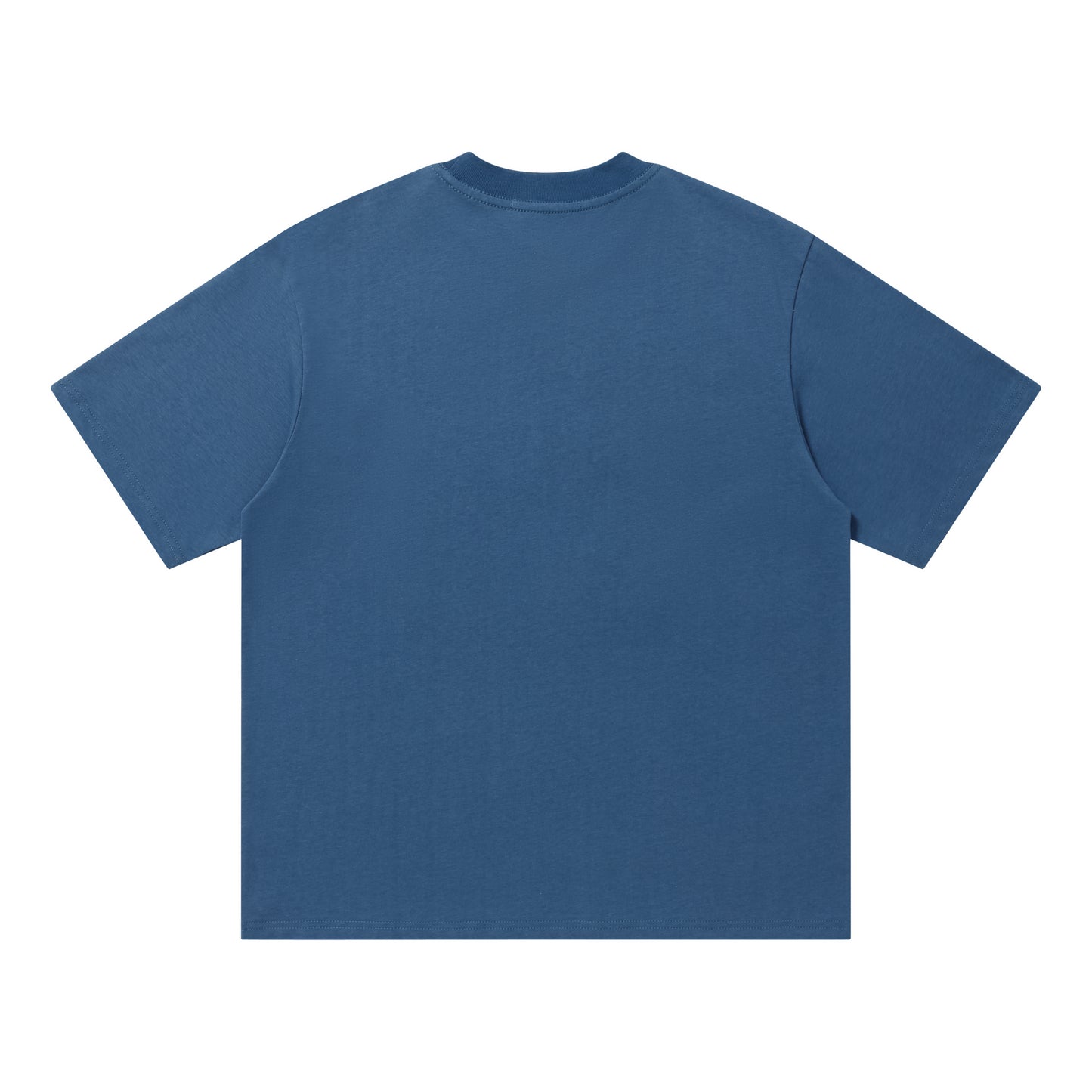 Blue Ausleben script tee back view