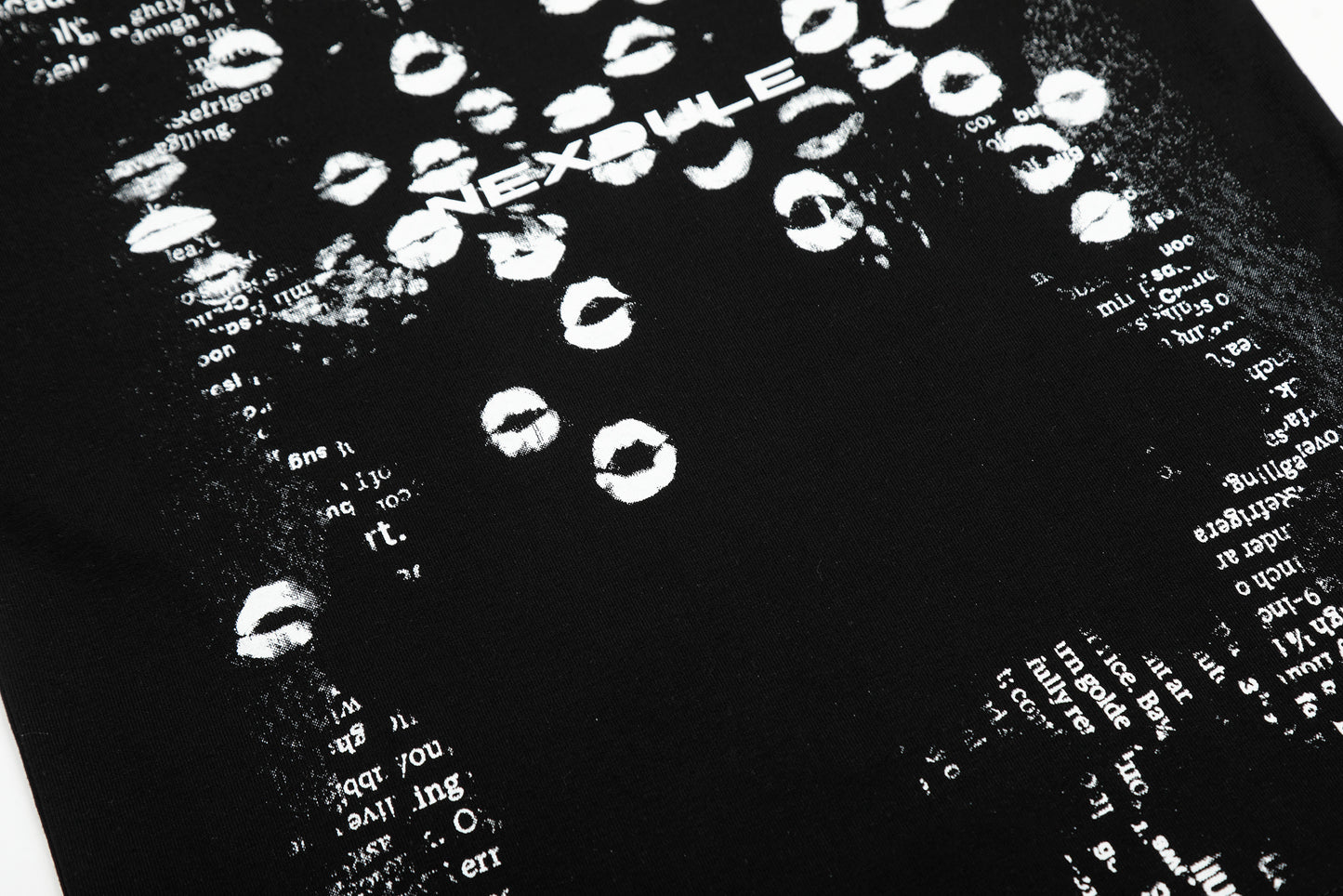 Nexoule Lip Print Graphic Tee Oversized Short Sleeve Streetwear Y2K Vintage Grunge Summer T-Shirt | Lip Riot