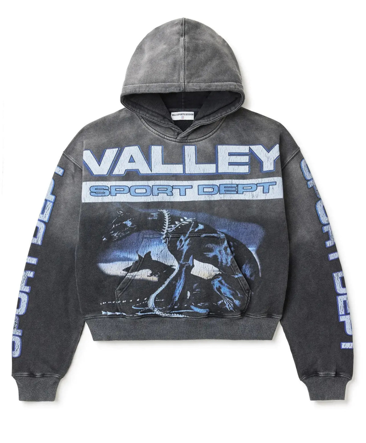 编号VA201,美潮Vale Valley Forever Watchdog Pullover Hoodie高品质泥印洗水做旧毛圈连帽衫卫衣男女17 - 17