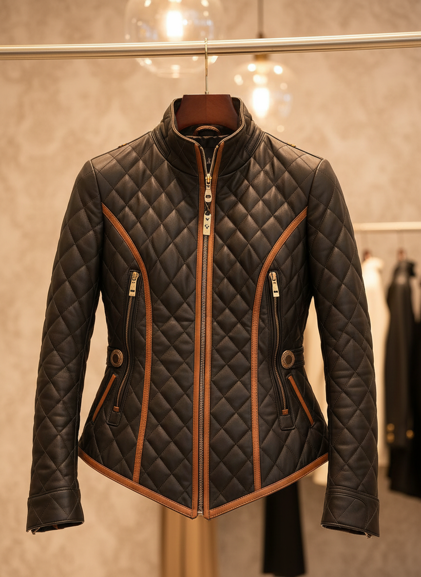 Lillian | Diamond-quilted Padded Jacket - Seldom Seen Styles