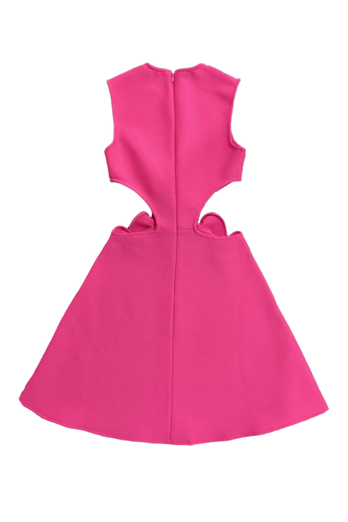 Women's Pink Cut Out Mini Dress Floral Detail Party Dress - Seldom Seen Styles