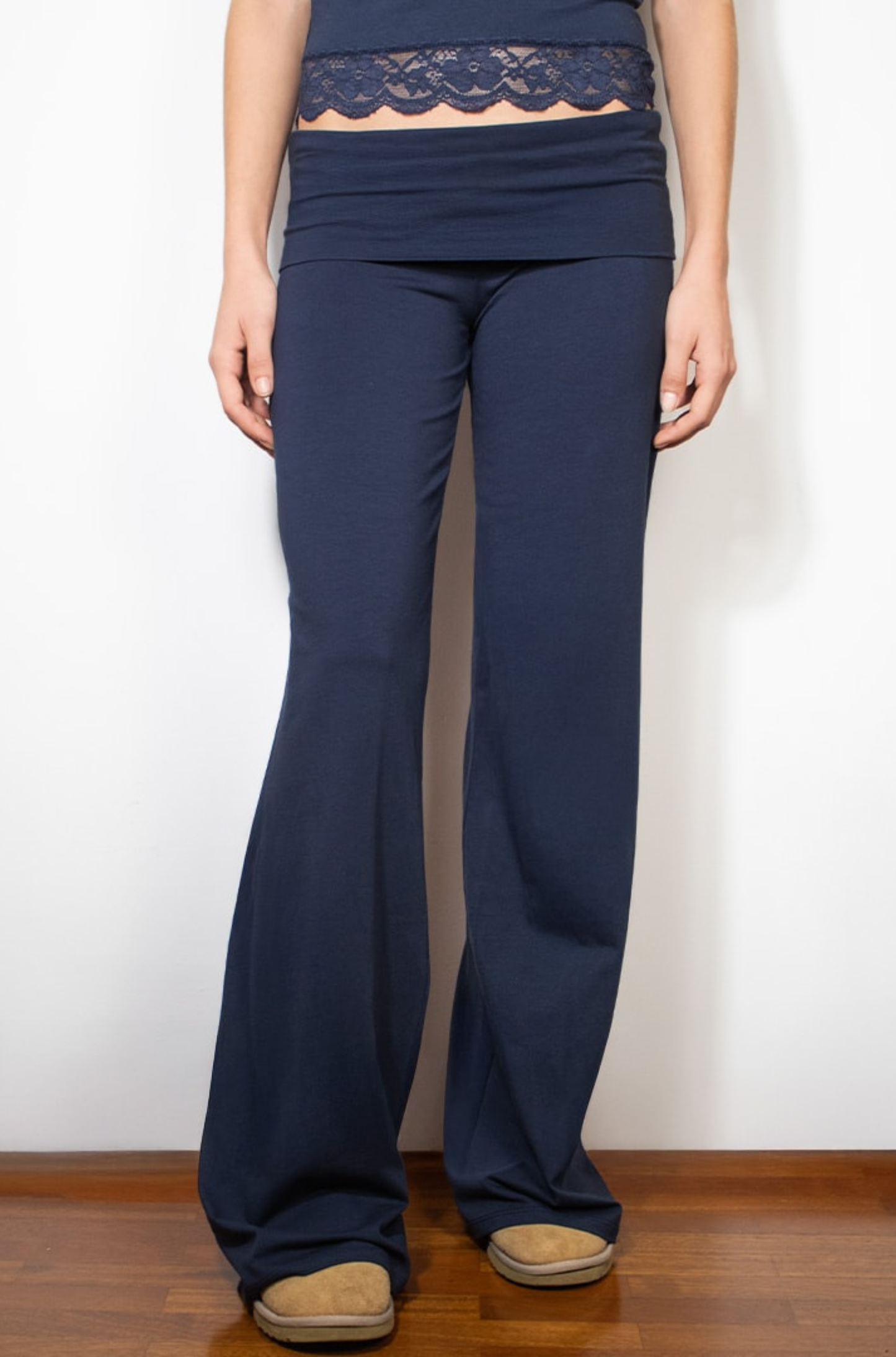 Angel Wing Sequin Cuffed Pants