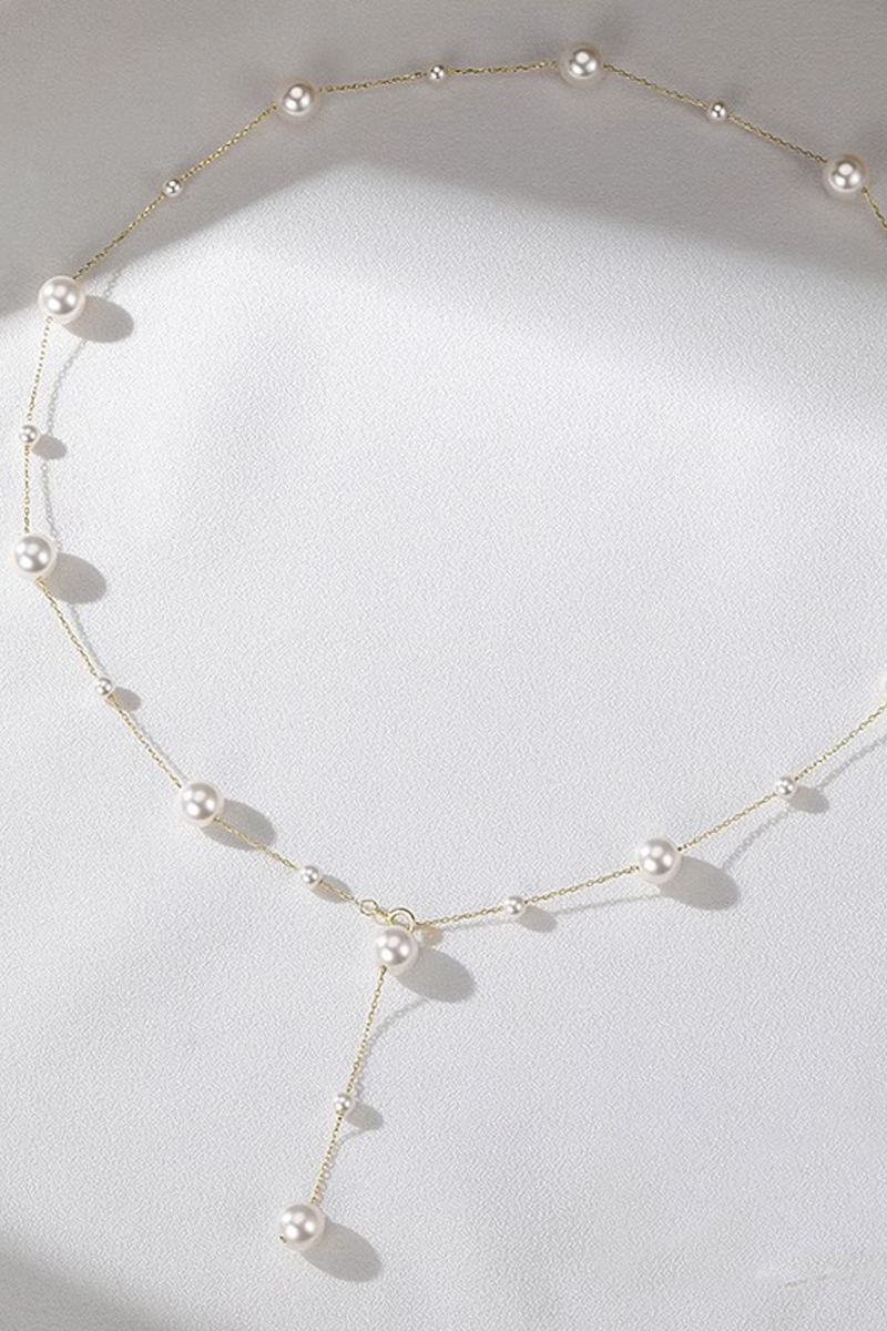 Women's Gypsophila Pearl Long Luxury Necklace - Seldom Seen Styles