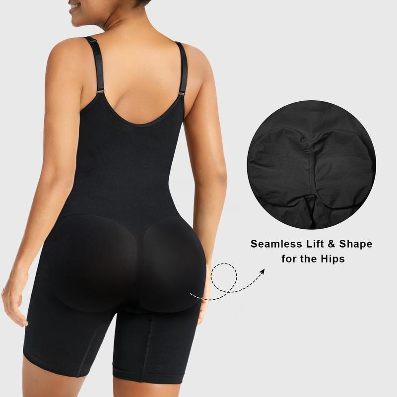 SHAPERX Shapewear for Women Tummy Control Bodysuits Zip-Up Comfort Ultra Stretch Fabric Customizable Fit Breathable Mesh Design Comfortable Fit