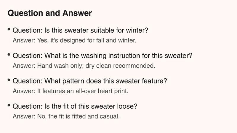 Women's All Over Heart Print Drop Shoulder Sweater, Casual Long Sleeve Round Neck Jumper for Fall & Winter, Fashion Ladies' Knitwear for Daily Wear - Seldom Seen Styles