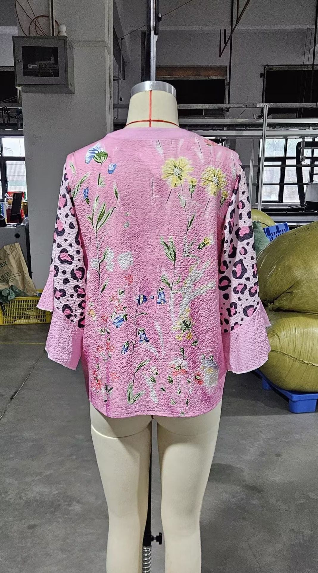 Retro Floral Print Layered Ruffle Sleeve Top Going Outfits Blouses Women Vintage 90s Tops Funny Shirts Women Elegant Classy Tops cute summer outfit