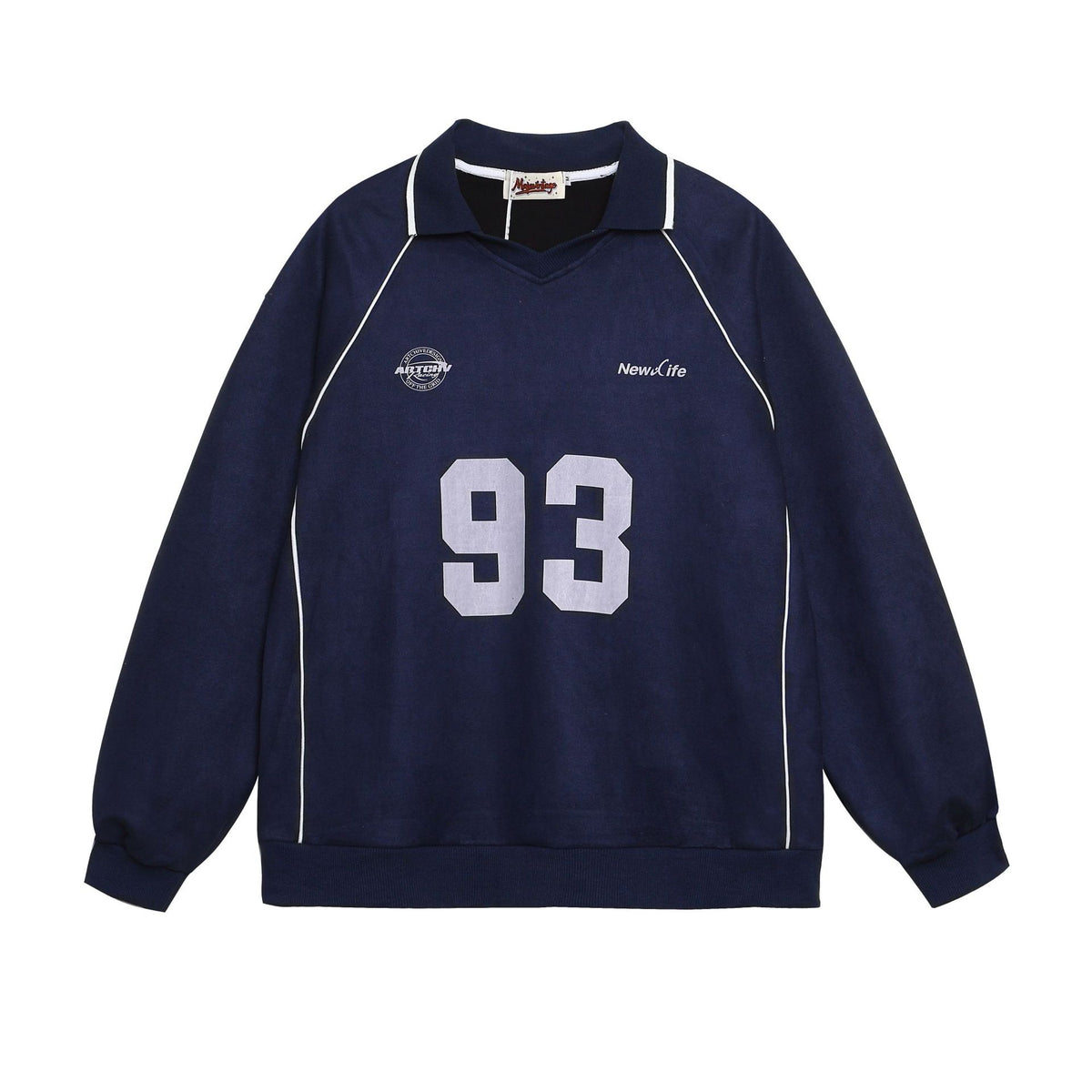 93 New Life Retro Long Sleeve Shirt - Seldom Seen Styles
