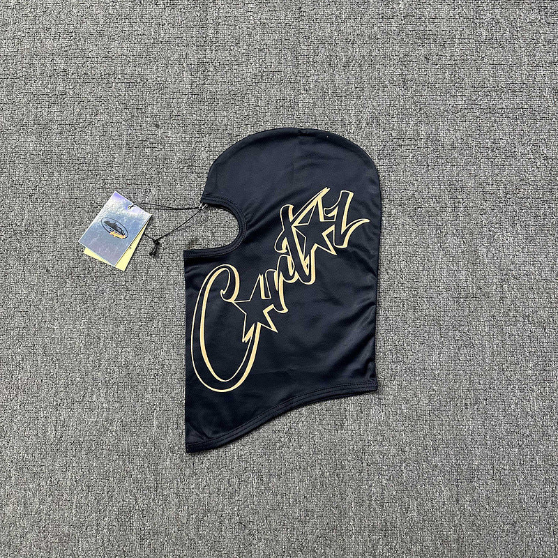 Alcatraz Logo Balaclava Ski Mask Hip Hop Face Cover Streetwear Full Face Hood Unisex Tactical Style Headgear - Seldom Seen Styles