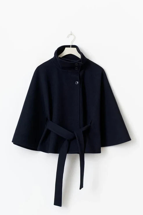 Belt Cape Jacket - Seldom Seen Styles