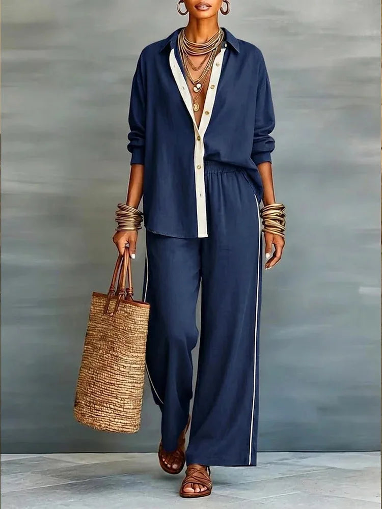 Cassie Summer Linen Co-Ord Set - Seldom Seen Styles