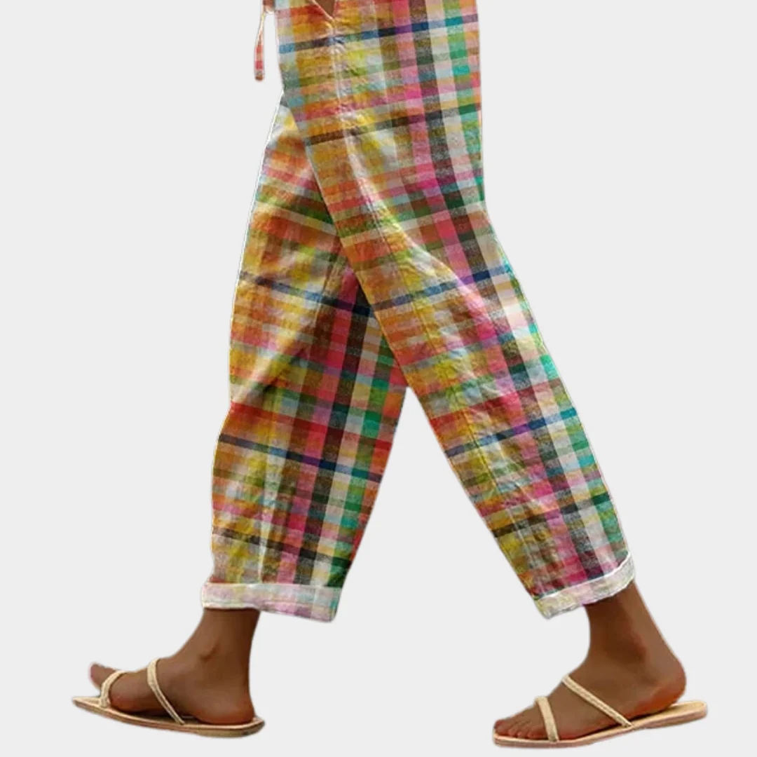 Checkered Comfort Pants - Seldom Seen Styles