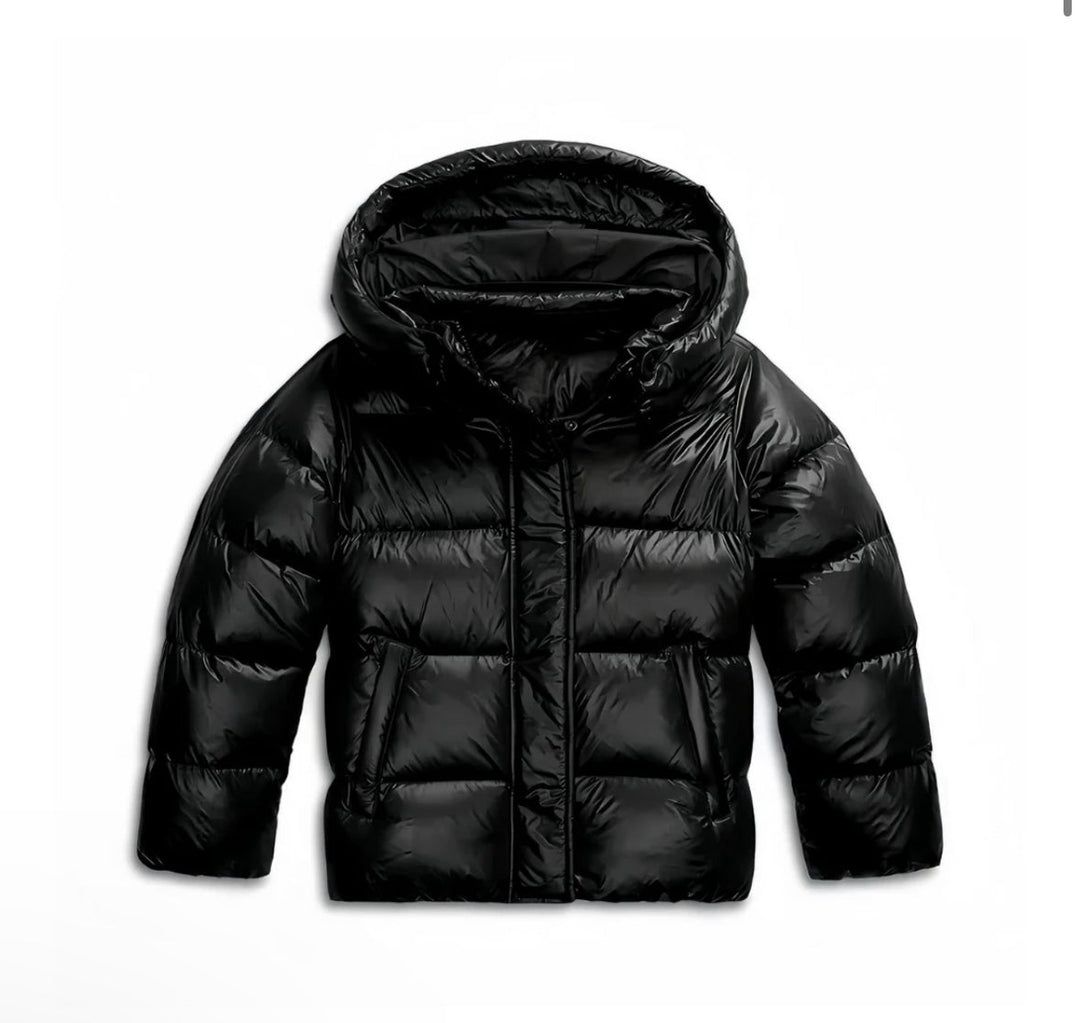 Elyora - Doudoune Shiny Womens Molly Sherpa Lined Puffer Jacket - Seldom Seen Styles