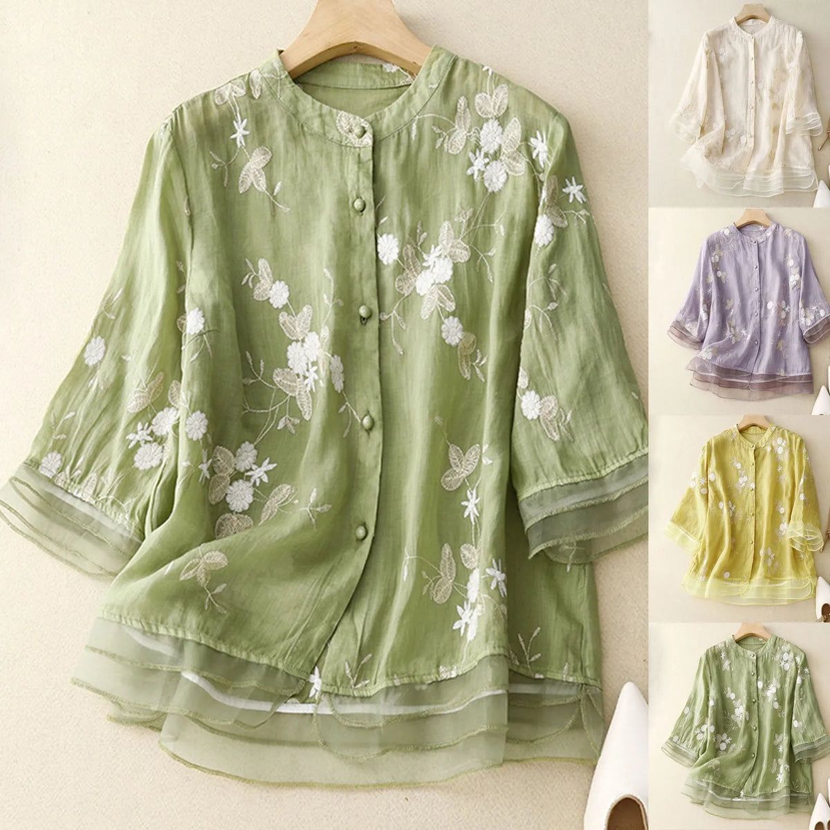 Evienne Cotton Blouse - Seldom Seen Styles
