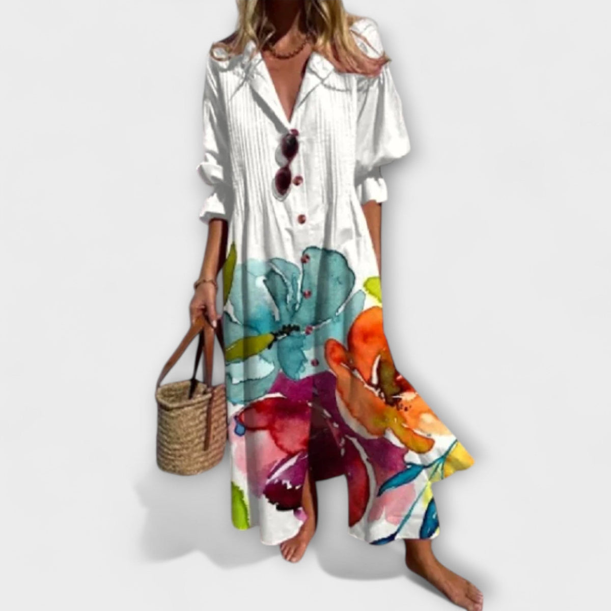 Flattering Maxi Dress with Tummy Coverage - Seldom Seen Styles