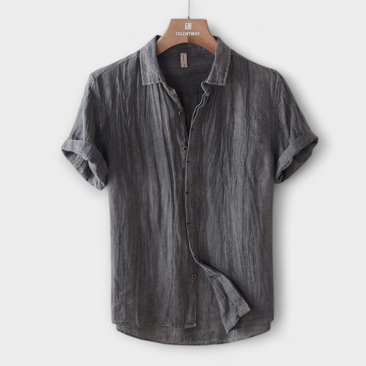 Jasper | Elegant Merlot Linen Top - Seldom Seen Styles
