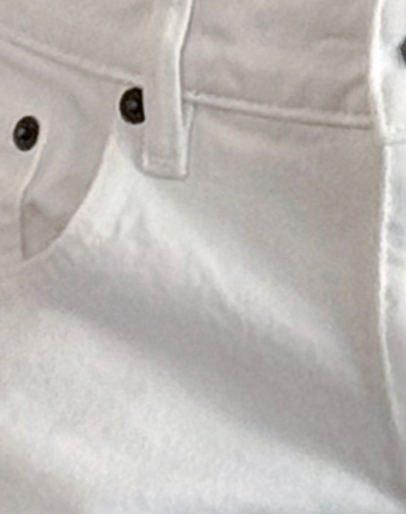 Low Rise Parallel Jeans in True White - Seldom Seen Styles