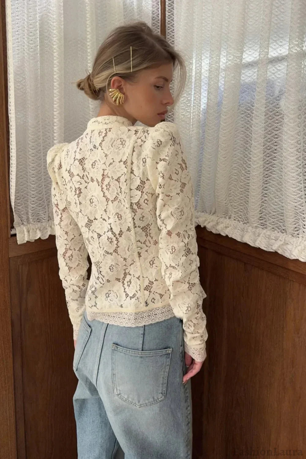Lace Hollow See-Through Cardigan - Seldom Seen Styles