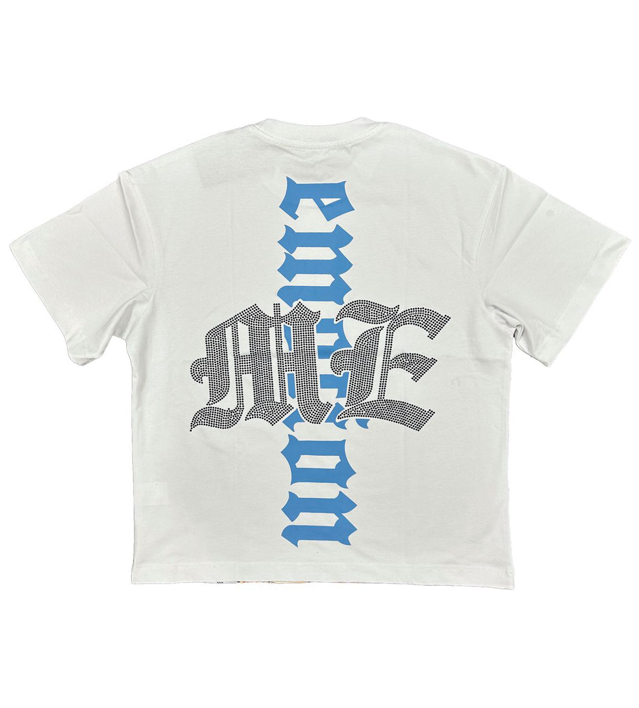 Mixed Emotions Angel Rhinestone Tee White - Seldom Seen Styles