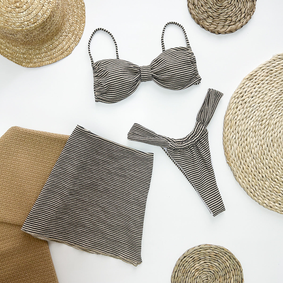 Maillot de bain bikini imprimé léopard