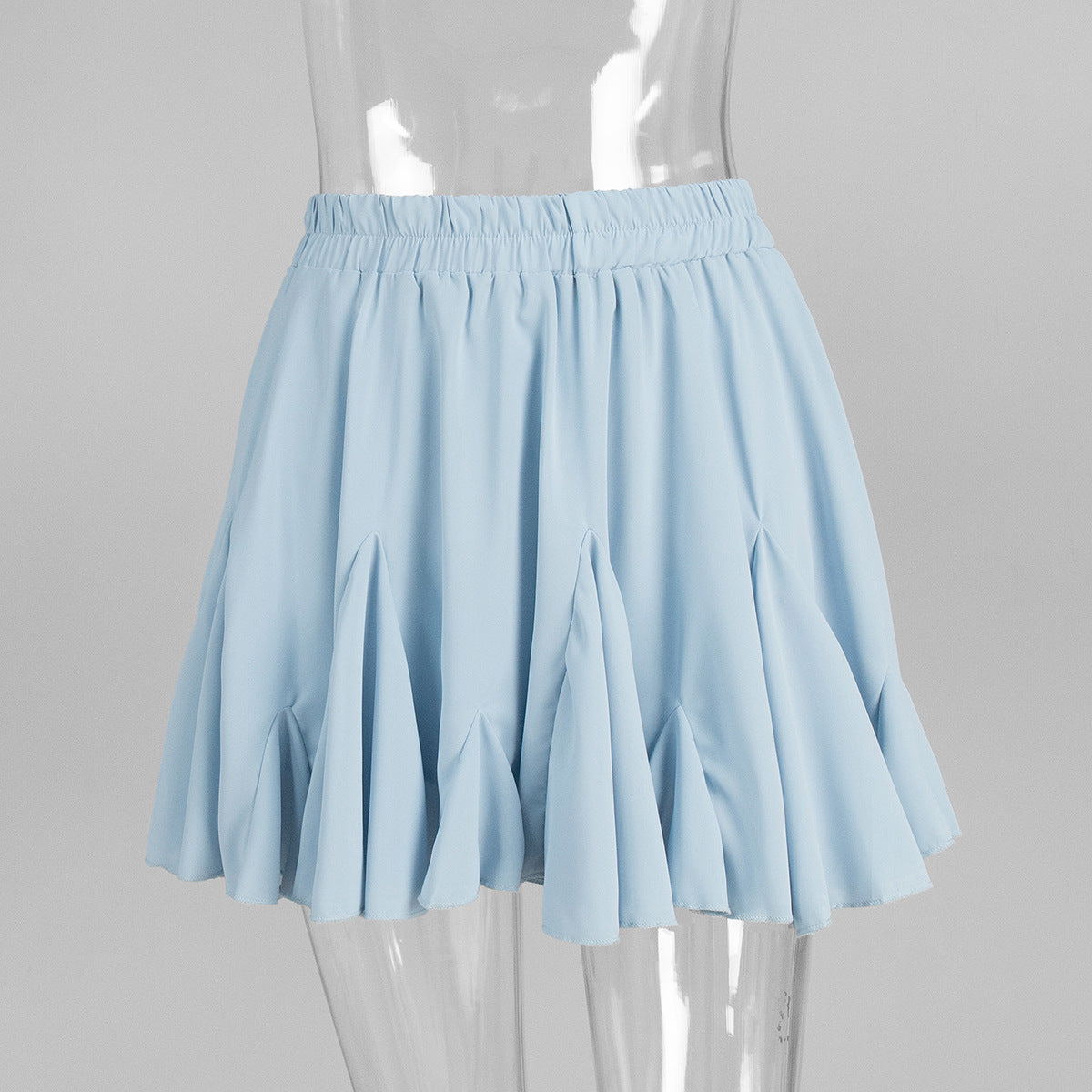 Spliced fungus edge skirt summer new Y2K street trend spliced mini pleated skirt - Seldom Seen Styles