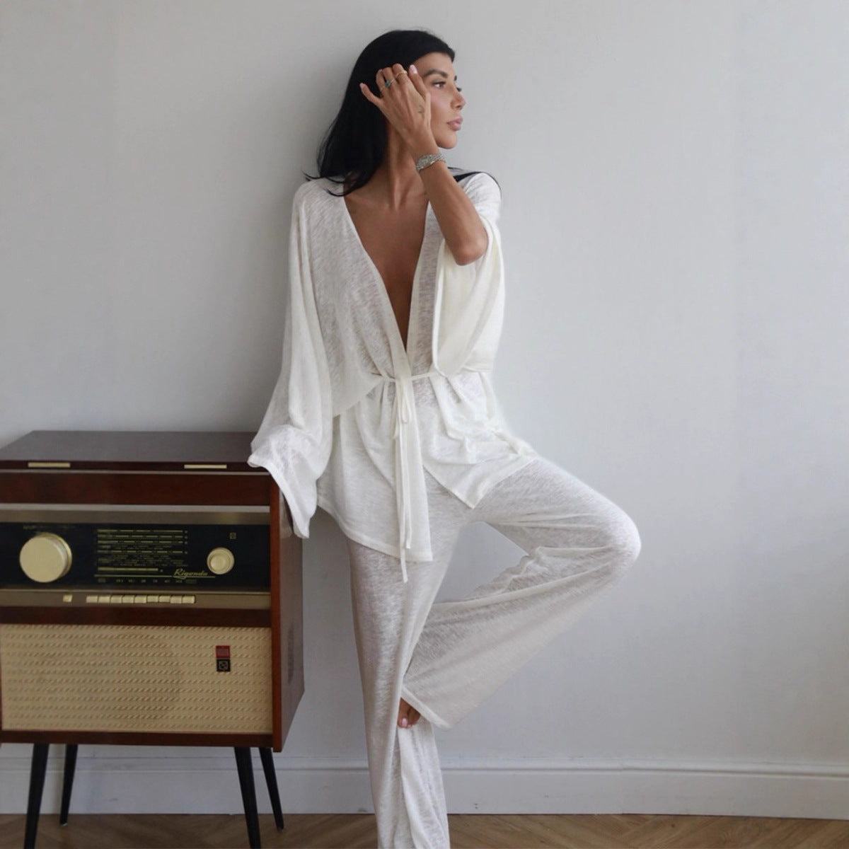 Lazy wind Modal pajamas suit women's spring and summer new loose casual loungewear women - Seldom Seen Styles