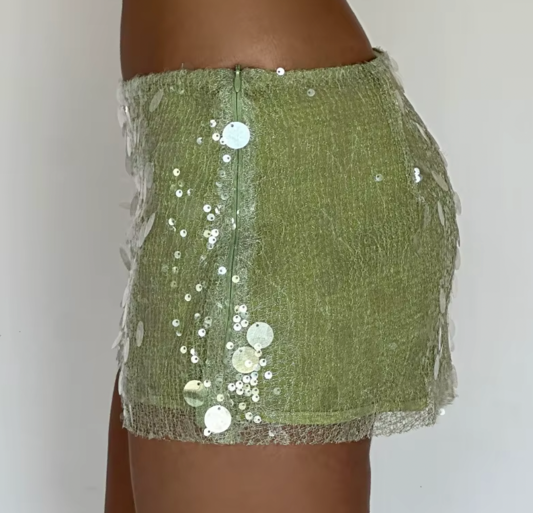 LUCIEN SEQUIN MINI SKIRT - Seldom Seen Styles