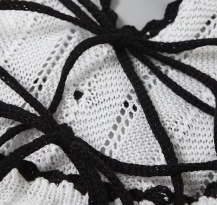 NORA CONTRAST KNIT OPEN BACK DRESS - Seldom Seen Styles