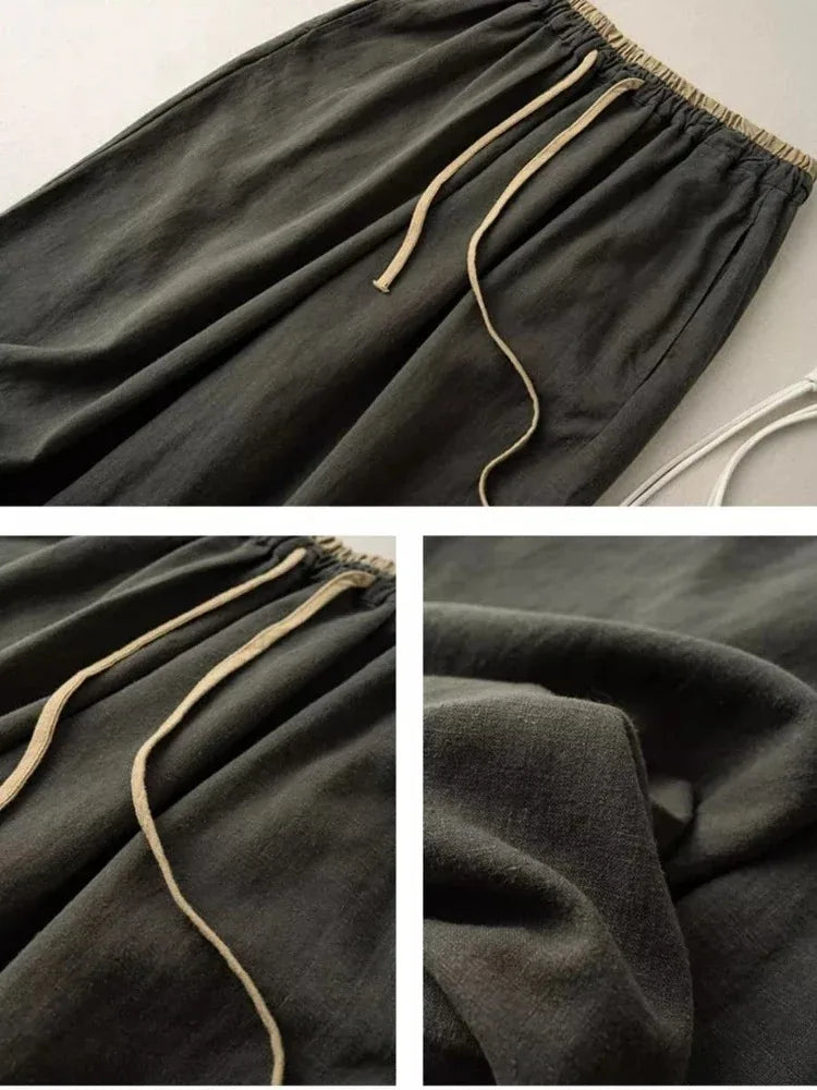 The Chambray Linen Tapered Pant - Seldom Seen Styles