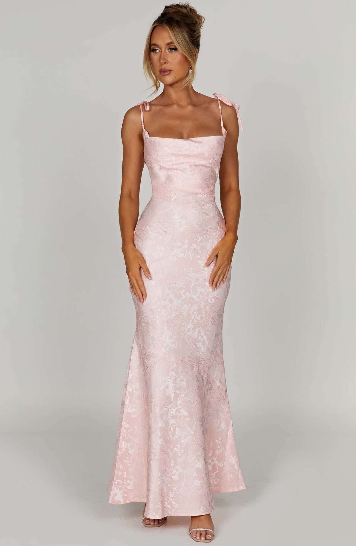 Whitney Maxi Dress - Blush - Seldom Seen Styles