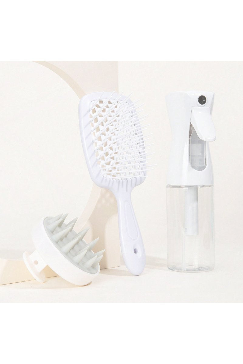 Women's Home Use Straight Hair Curly Hollow Comb Set - Seldom Seen Styles