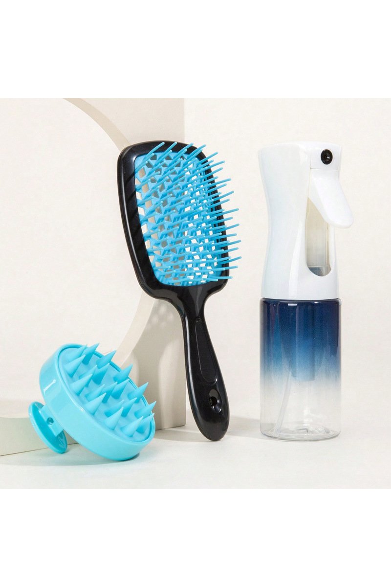 Women's Home Use Straight Hair Curly Hollow Comb Set - Seldom Seen Styles