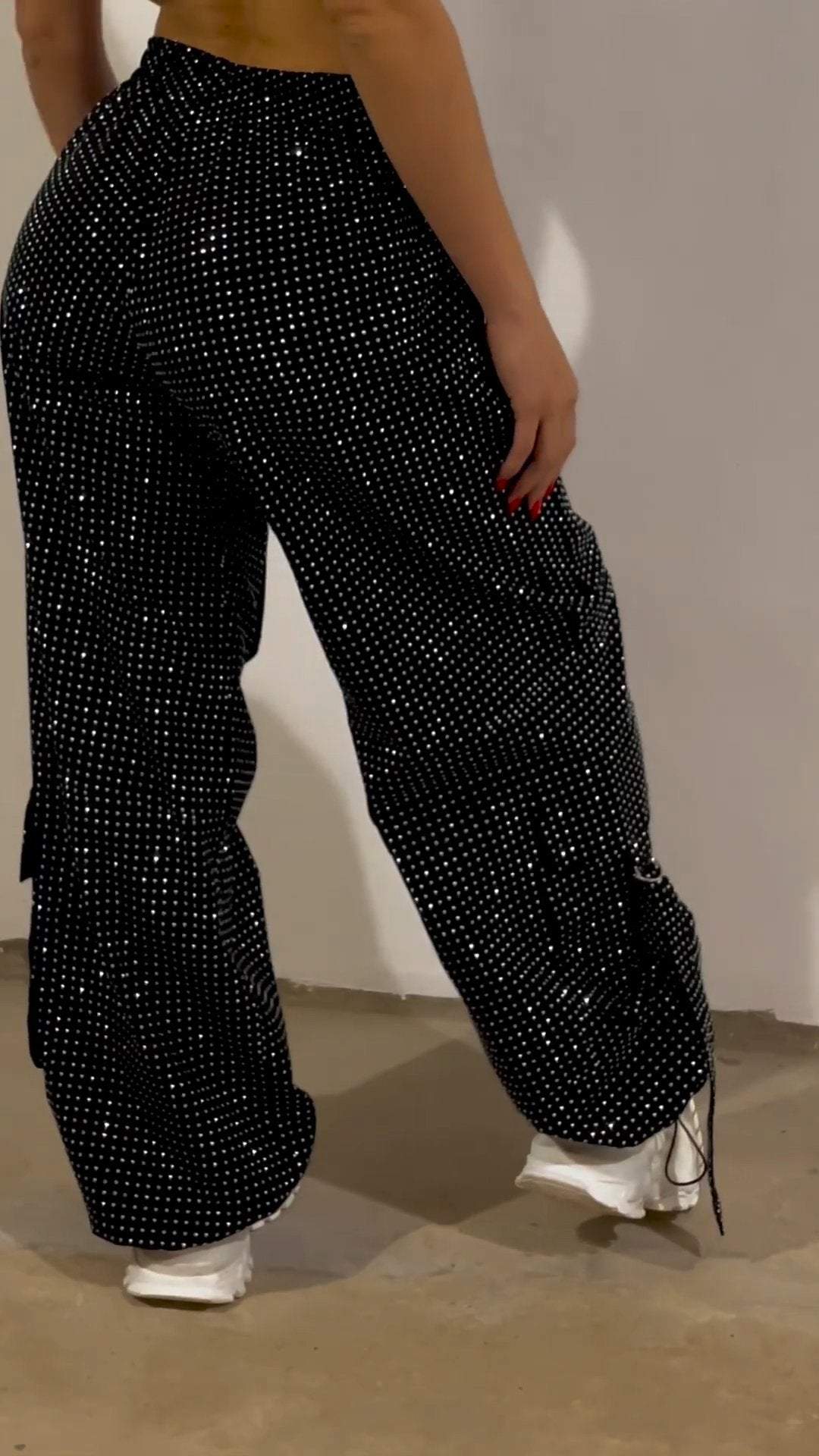 Women's Sequined Trousers - Seldom Seen Styles