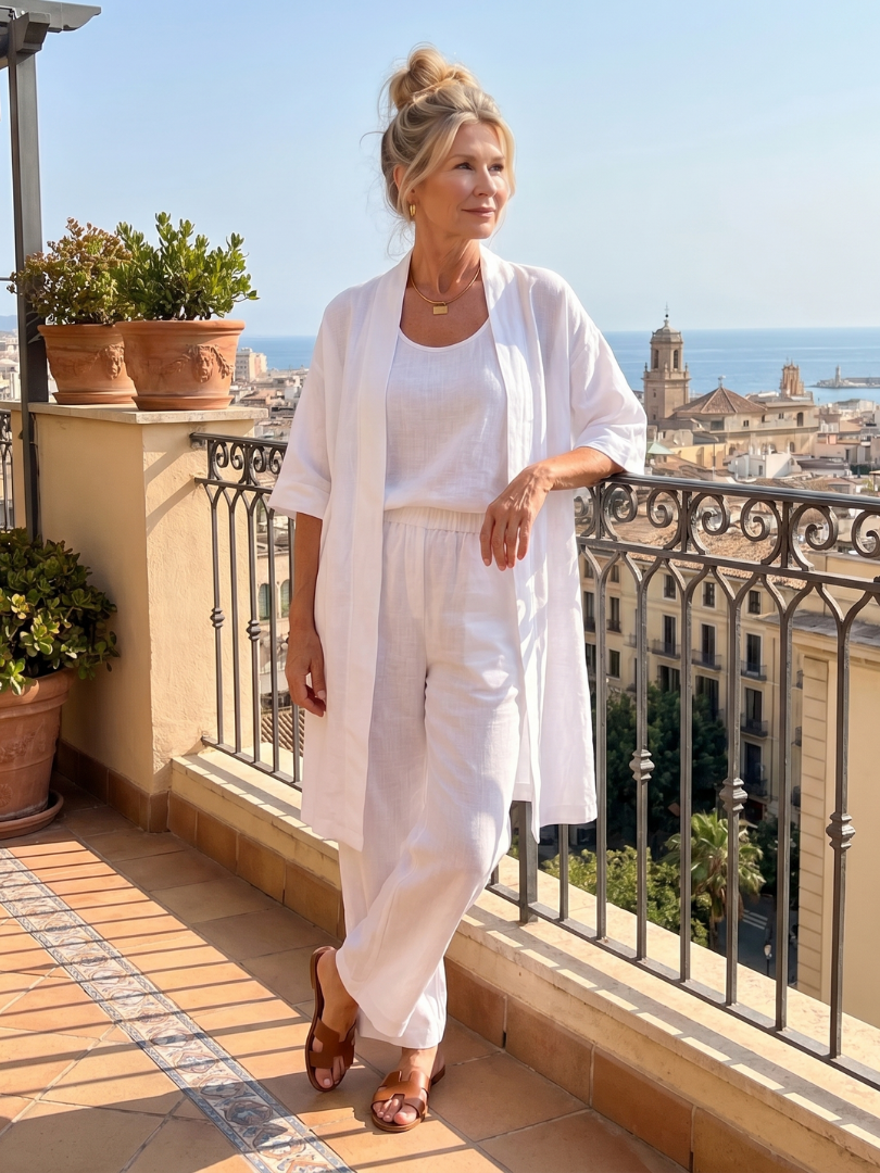 Yael | Three Piece Relaxed Top Pant Set - Seldom Seen Styles