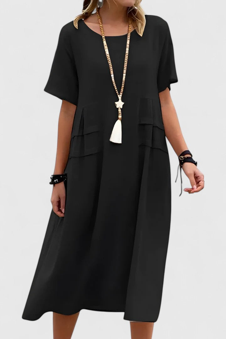 Krystina | Elegant Midi Dress - Seldom Seen Styles