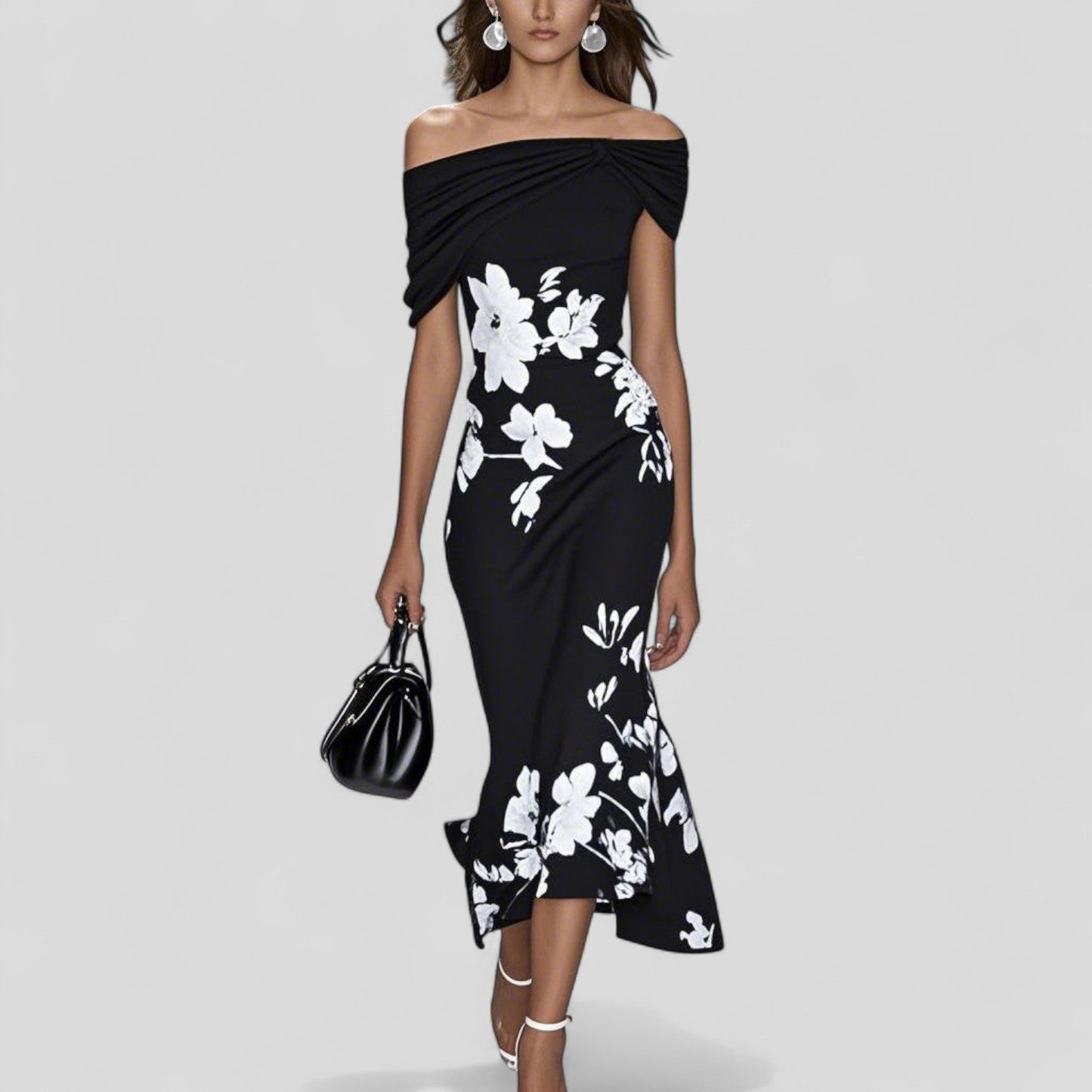 Isabrunel | Elegant Midi Dress - Seldom Seen Styles