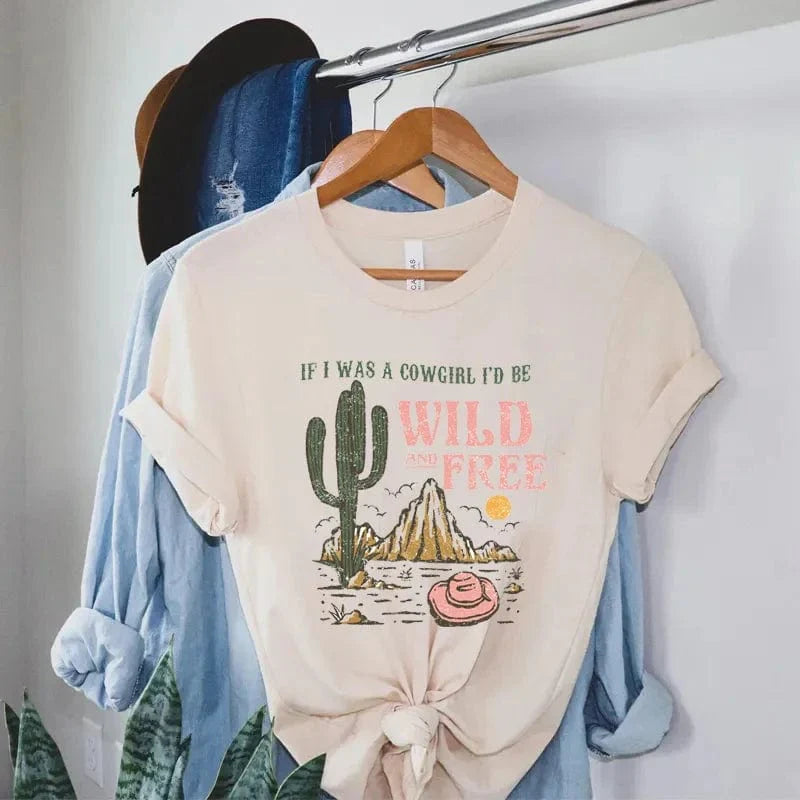 Vintage Boho Western Oversized Graphic Tee - Seldom Seen Styles