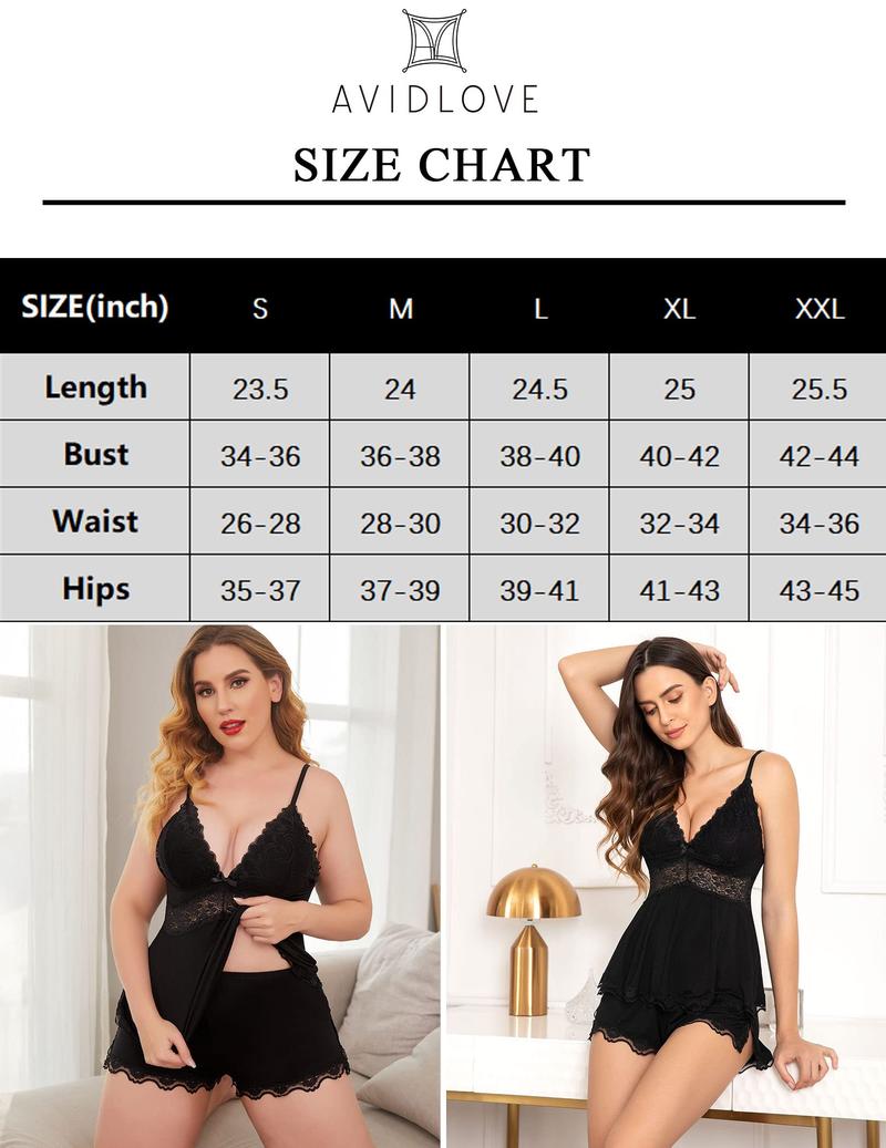 Women's Elegant Camisole Set with Floral Lace Cups & Adjustable Spaghetti Straps Soft Modal Fabric Pajama Set for Holiday & Daily Wear Casual Drawstring Pajamas Set - Seldom Seen Styles