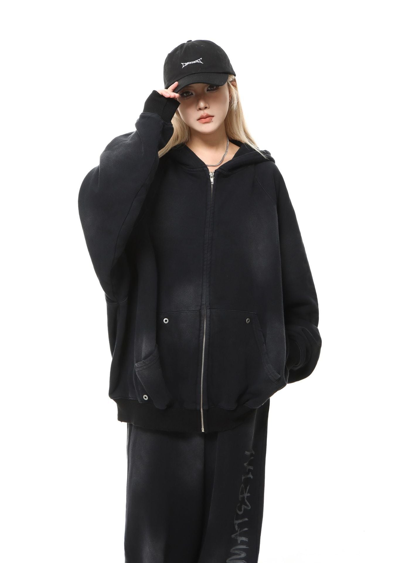 Unisex Damage Dolman Set-Up mry001585 - Seldom Seen Styles