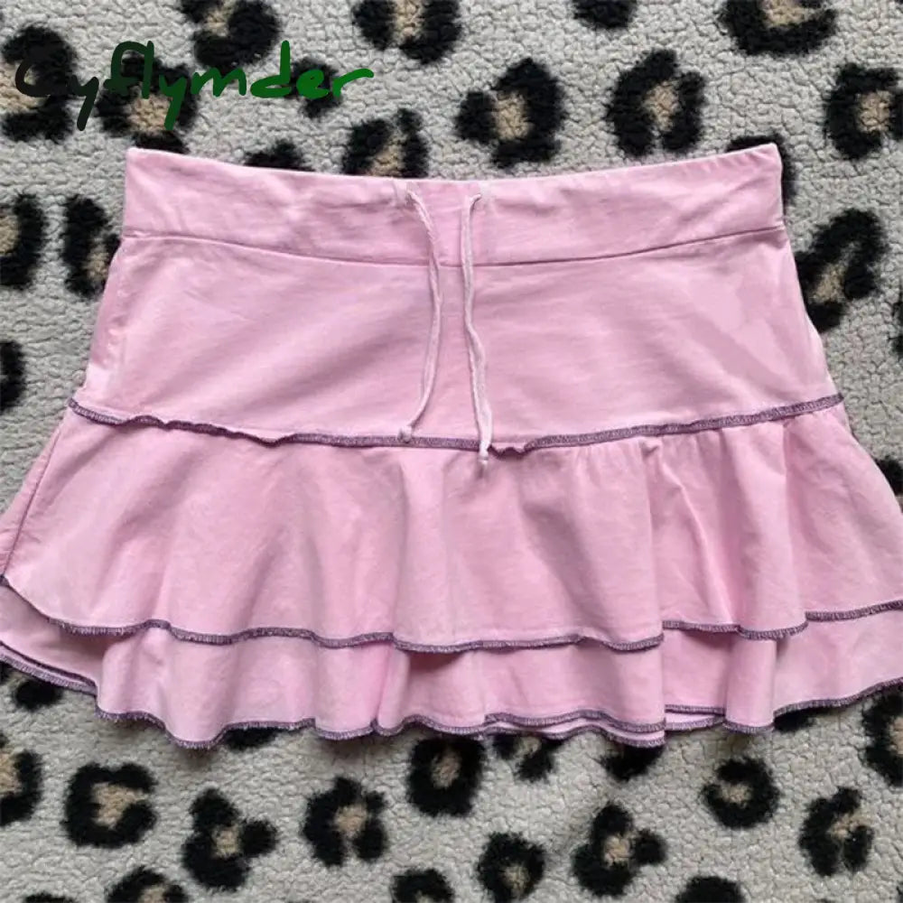 Cyflymder Y2K Short Skirts Women Leopard Print Graphic Punk HipHop Vintage Retro Sexy Skirt Summer EMO Girl Streetwear Aesthetic Harajuku - Seldom Seen Styles