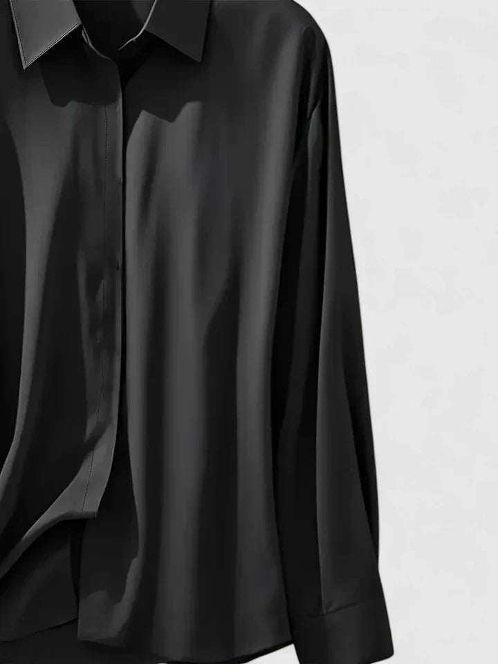 Reese | Women's Elegant Button Down Shirt with Concealed Placket - Seldom Seen Styles