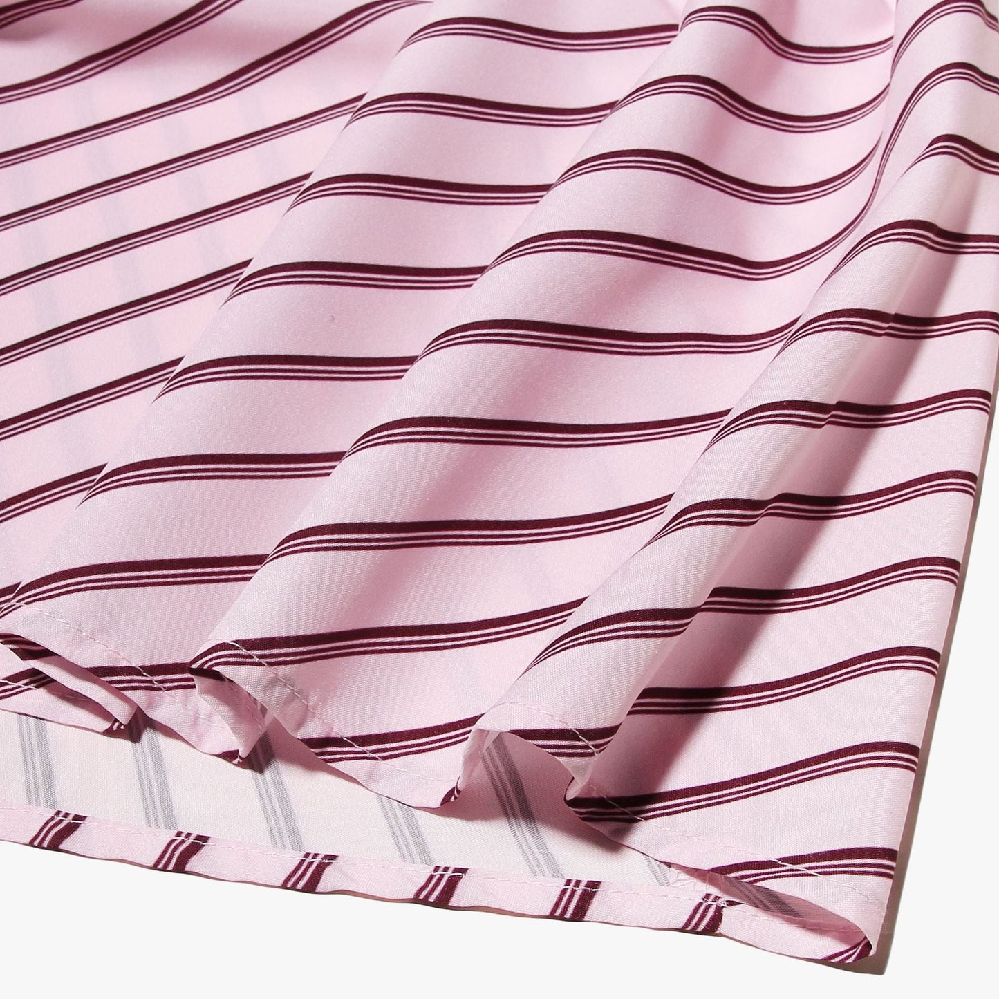 Women's Pink Halter Neck Striped Mini Dress Sleeveless Backless Tie-Up Summer Beach Party Going Out Casual Dress - Seldom Seen Styles