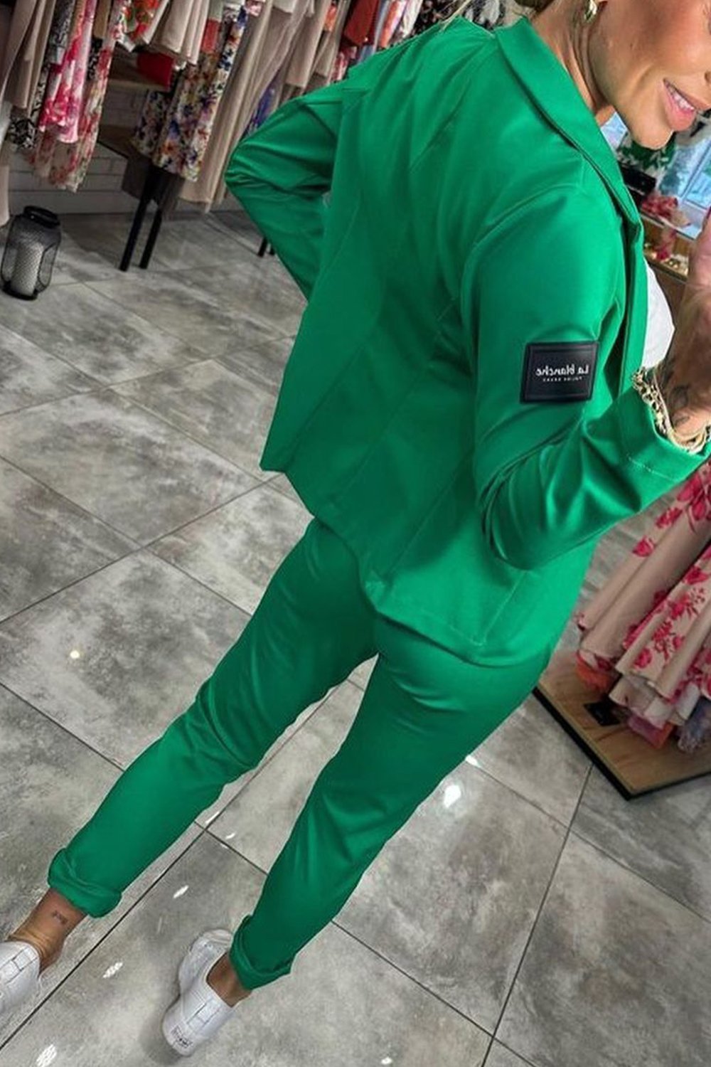 Women's Top Jacket & Elastic Pants Two-piece Set - Seldom Seen Styles