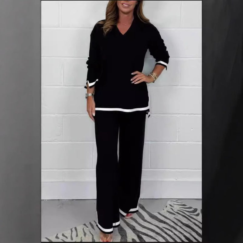 đ€Black Friday Sale:50% OFFđ€Women's 2 Piece Knit Lounge Set - Seldom Seen Styles