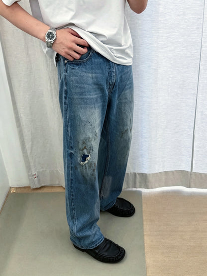 Assemblage Straight-Leg Jeans Indigo