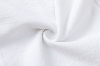 Short Sleeve Crew Neck Tee Solid White Oversized Soft Cotton Casual Summer Basic T-Shirt | Pure Drape