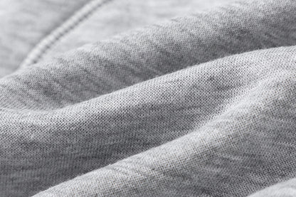 Solid Light Gray Fleece Pullover Sweatshirt Soft Thick Knit Casual Loose Fit Cozy Everyday Streetwear Hoodie | Ash Fleece