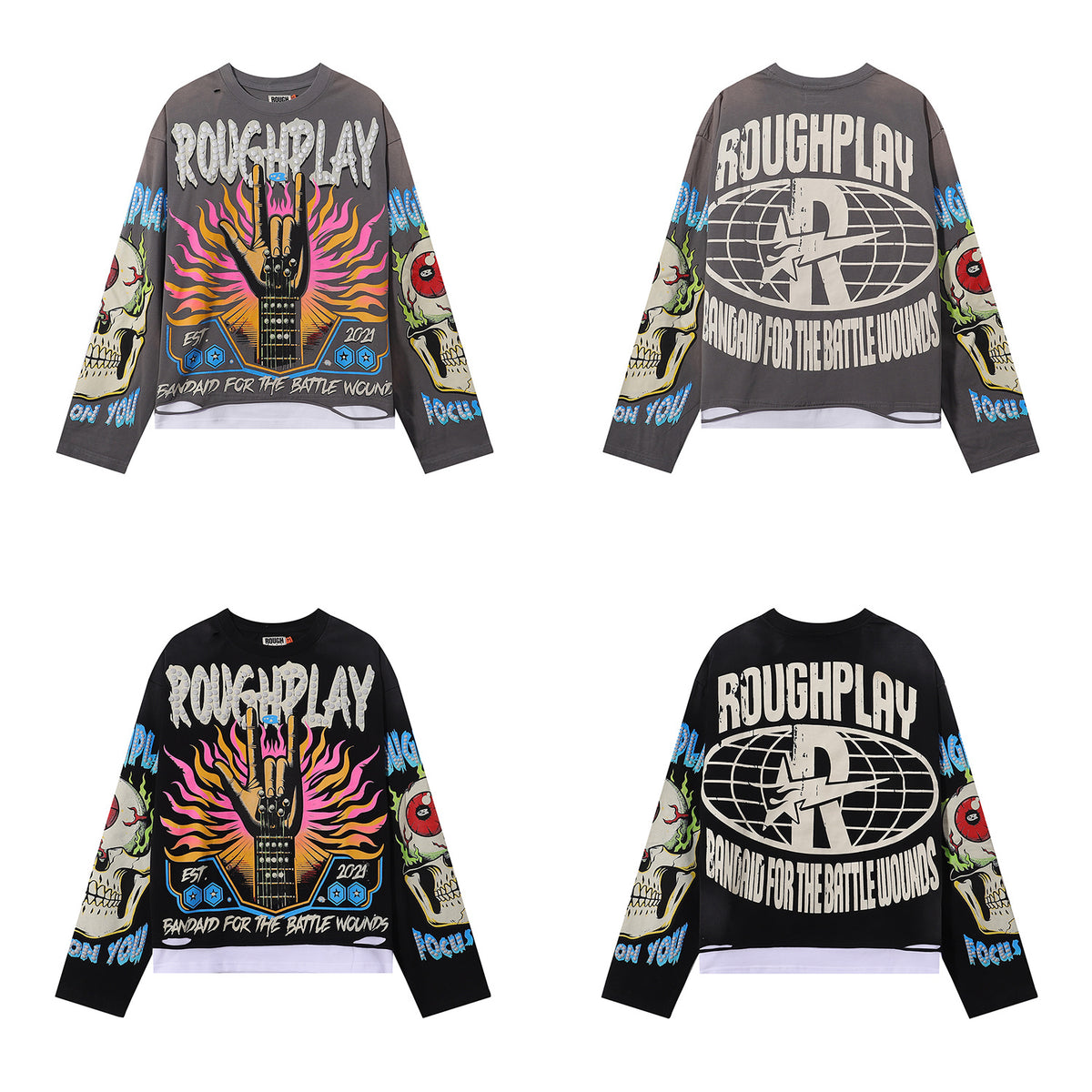 编号R532，RoughPlay🩹Rock Long Sleeve22 - 1