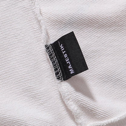 MAJESTIK Bear Crop Zip-up Cream