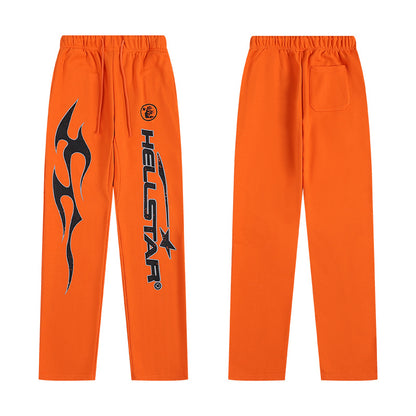 Hellstar Fire Flare Bottom Sweatpants