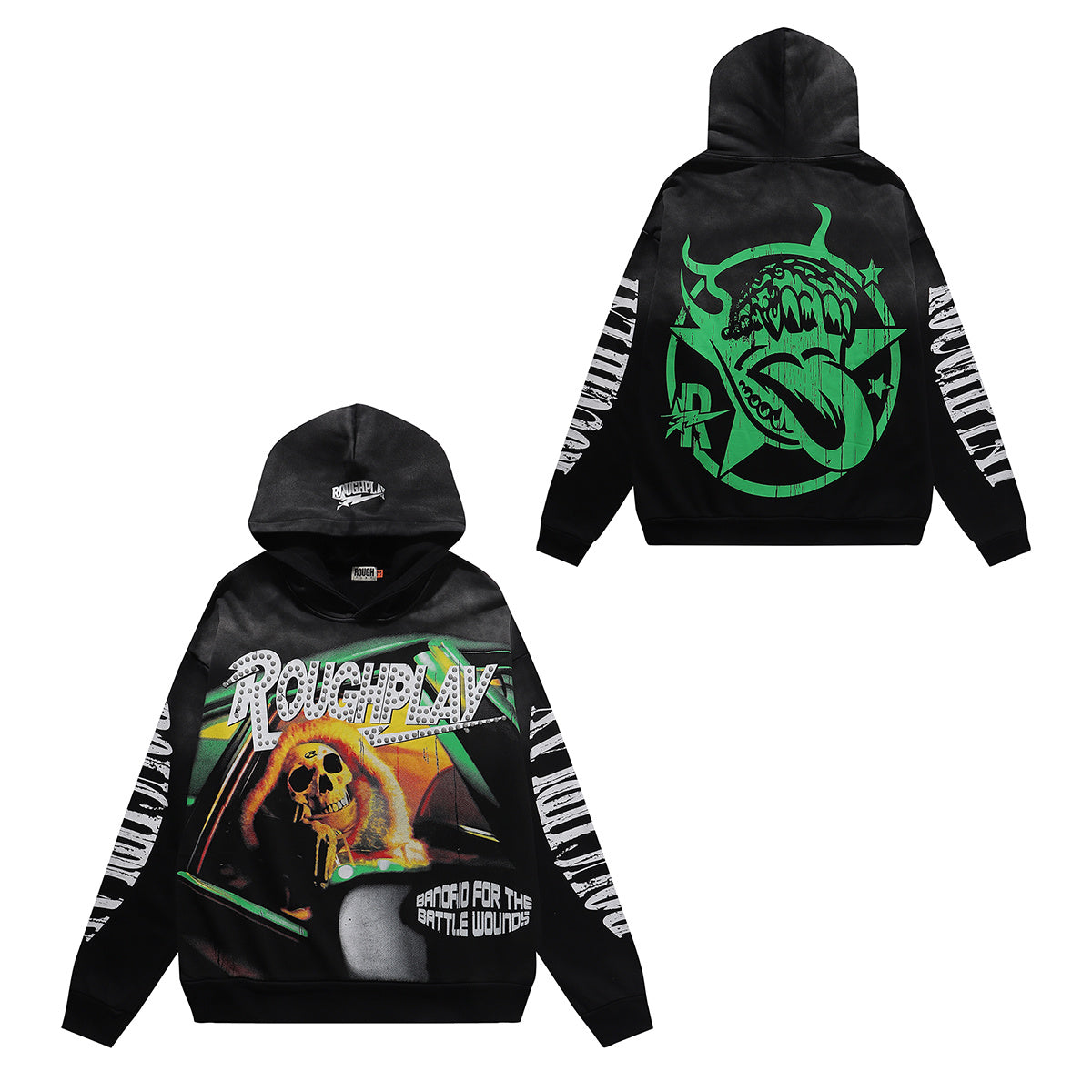 编号R201，RoughPlay In car Hoodie17 - 1